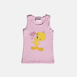 Warner Bros детска маица Tweety Pink