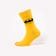 Warner Bros машки класични чорапи Batman Yellow