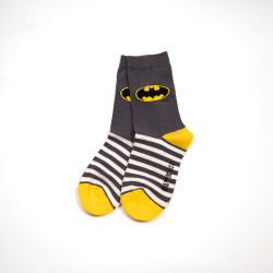 Warner Bros детски класични чорапи Batman Ylw Logo