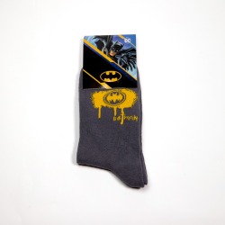 Warner Bros детски класични чорапи Batman Lg Spray