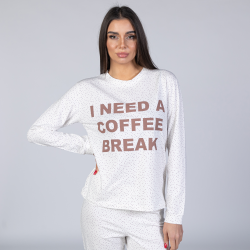SF женски сет пижами COFFEE